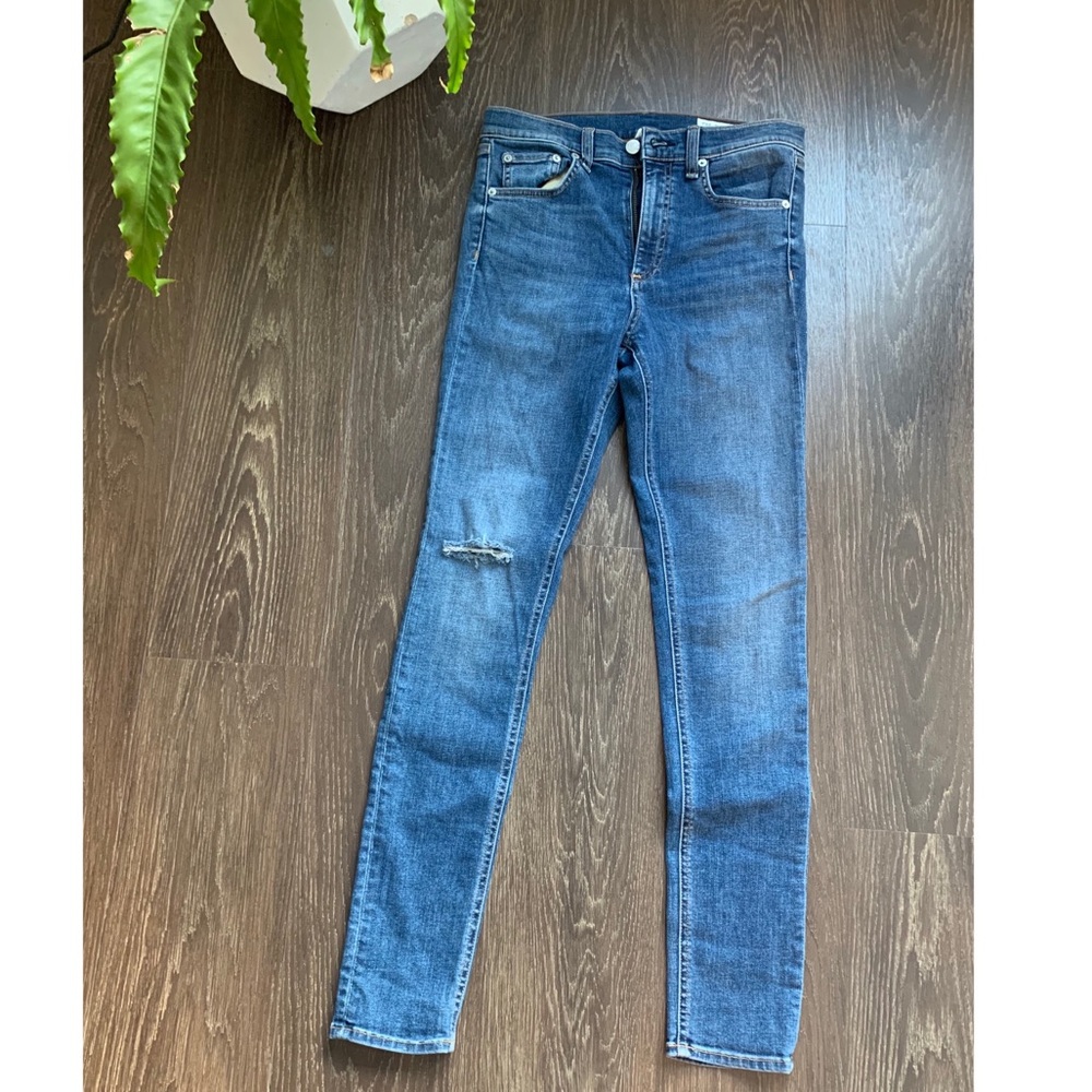 Rag & Bone High Rise Skinny Jeans